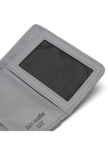 Portfel antykradzieżowy Pacsafe RFIDsafe Trifold Wallet - stone