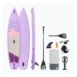 Deska SUP AQUASTIC Touring 11'6" fioletowy