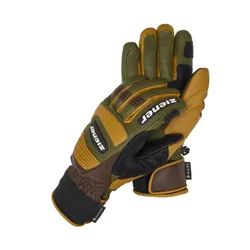 Rękawice narciarskie męskie ZIENER Guard GTX + Gore Grip PR alpine dark/brown