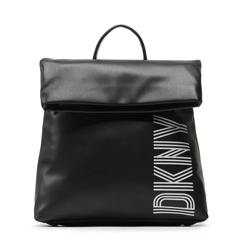 Rucsac DKNY Tilly Md Foldover Ba R31kz350 Negru / Argintiu BSV