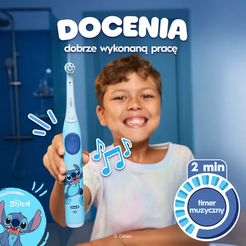 Szczoteczka magnetyczna ORAL-B IO Stitch + Etui