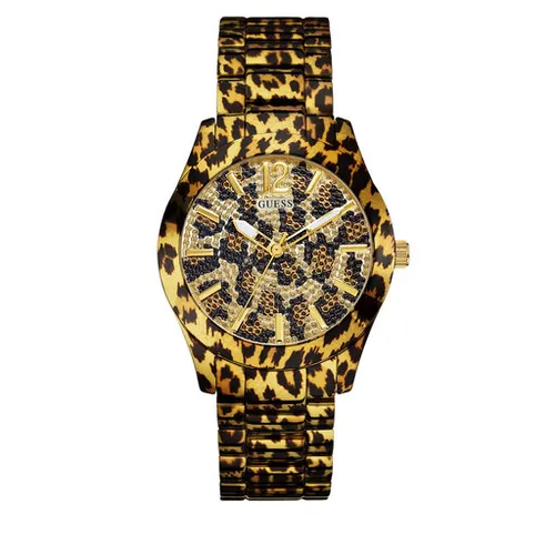 Guess Leopard saati GW0450L1 BROWN / GOLD