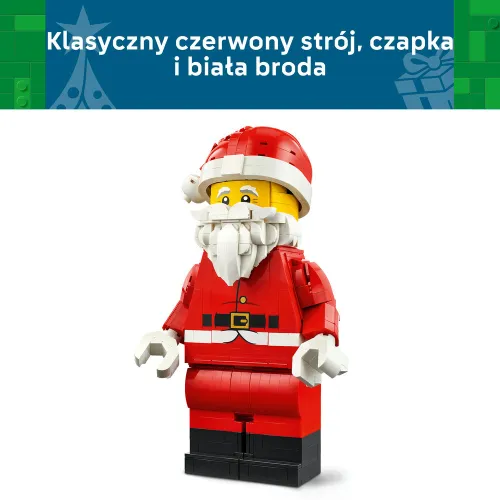 LEGO 40820 Powiększona minifigurka Świętego Mikołaja
