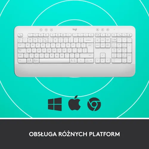 Klawiatura Logitech K650 Signature Biały