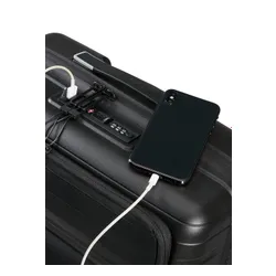 American Tourister Hello Cabin Coated Salon Kılıfı-onyx black