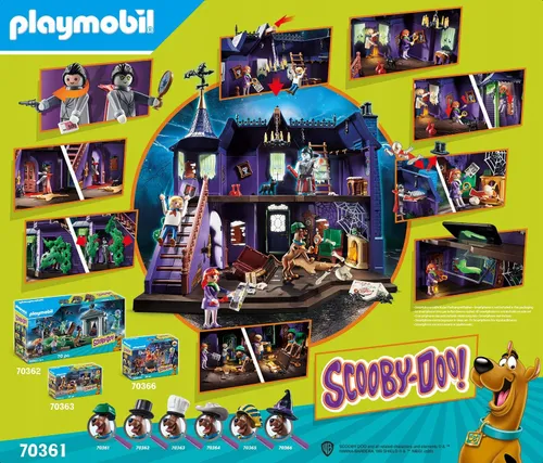 Playmobil Scooby Doo! Hayalet evinde Maceralar (70361)