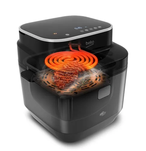 Air Fryer Frytkownica beztłuszczowa BEKO FRL 5474 B 7l z gotowaniem na parze