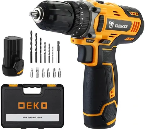 Șurubelniță Deko Dkcd12id01-5S3 12V 2 x 1.5 Ah baterie