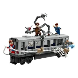 LEGO Marvel 76321 Spider-Man kontra Doc Ock — scena w metrze