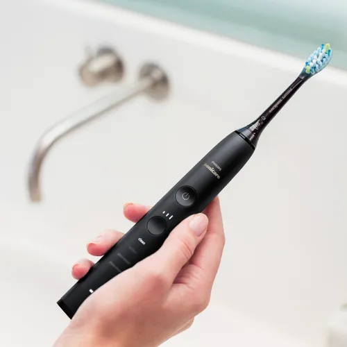 Zestaw Szczoteczek sonicznych PHILIPS HX9914/57 (biała/czarna) + szklanka z funkcją ładowania