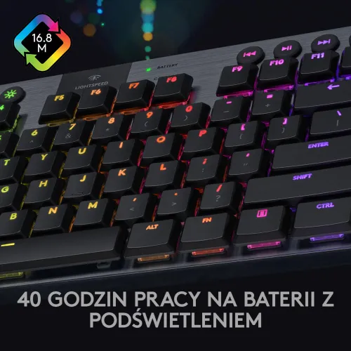 Logitech Klawiatura G915 TKL RGB Mechanical Linear 