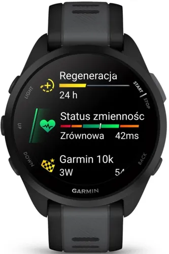Zegarek sportowy GARMIN Forerunner 165 Czarny