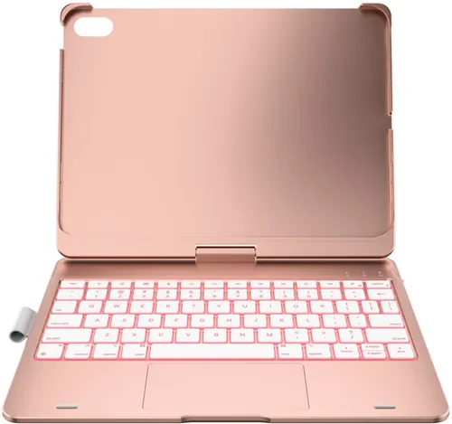 Etui na iPad TYPECASE Flexbook Touch Różany Klawiatura