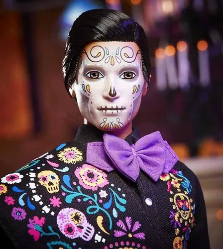 Lalka Barbie Ken kolekcjonerski Dia de Muertos 2021 GXL26