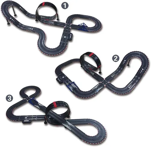 Tor wyścigowy samochodowy COIL zestaw mega tory skala 1:43 7.5m licencja AUDI