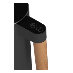 Czajnik elektryczny bezprzewodowy ze stali nierdzewnej CONCEPT DOUBLE WALL CIEMNOSZARY 1,5 l