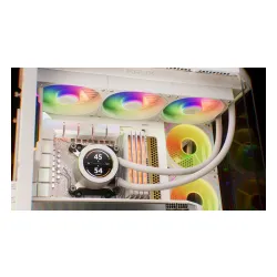 Chłodzenie Krux HydroGlance 360 ARGB LCD Biały