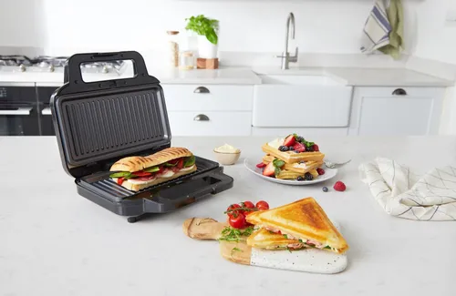 Opiekacz Breville VST098X 3w1 Trójkąty Gofry Panini 900W