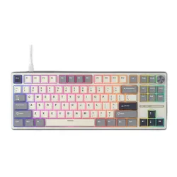 Klawiatura ROYAL KLUDGE R87 Pro Half Grey Brown Switch