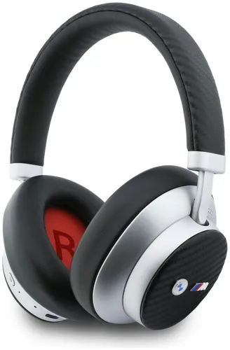 Słuchawki nauszne BMW M Carbon Metal Logo ENC Srebrny