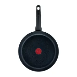 TEFAL Black Stone 24 cm czarna - patelnia nieprzywierająca