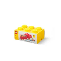 Lego Classic 40000802 Pojemnik klocek Lego Brick 6 - Żółty