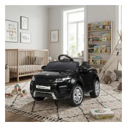 Samochód dla dziecka BAMBI RACER Land Rover Suv Jeep 1 osobowy Błyszczący Czarny