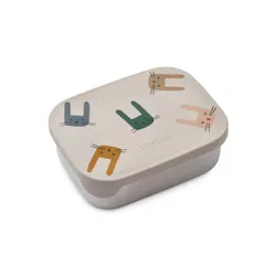 Dziecięcy pojemnik na jedzenie Liewood Arthur Printed Lunch Box - bunny / sandy