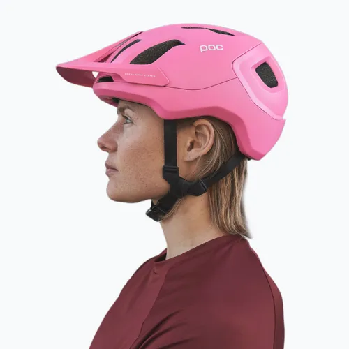 Kask rowerowy POC Axion actinium pink matt