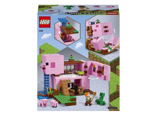 LEGO Minecraft 21170 domuz şeklindeki ev