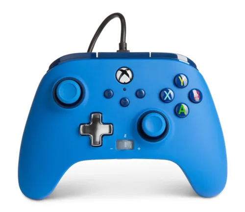 Pad PowerA Enhanced Blue do Xbox Series X/S, Xbox One, PC Przewodowy