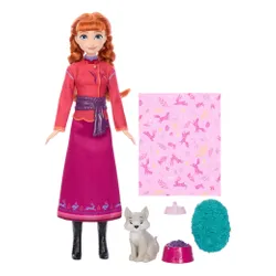 Lalka DISNEY FROZEN Kraina Lodu Księżniczka Anna i wilczek JFG17