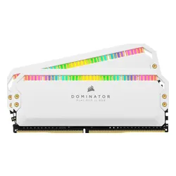 Pamięć Corsair Dominator Platinum RGB, DDR4, 16 GB, 3200MHz, CL16 (CMT16GX4M2C3200C16W)