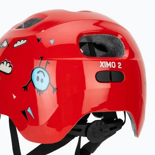 Kask rowerowy dziecięcy Alpina Ximo 2 Jr red smile gloss
