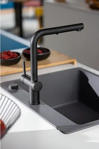 Bateria FRANKE Active L Pull-out spray 115.0653.382 Czarny mat