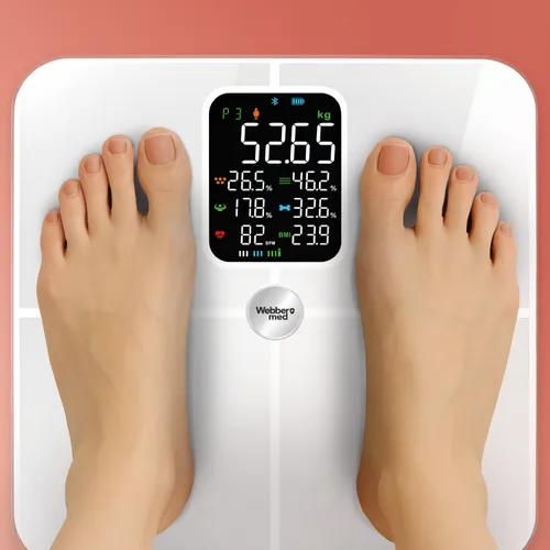 Waga łazienkowa WEBBER Bonita SBS-1321B-W Biały