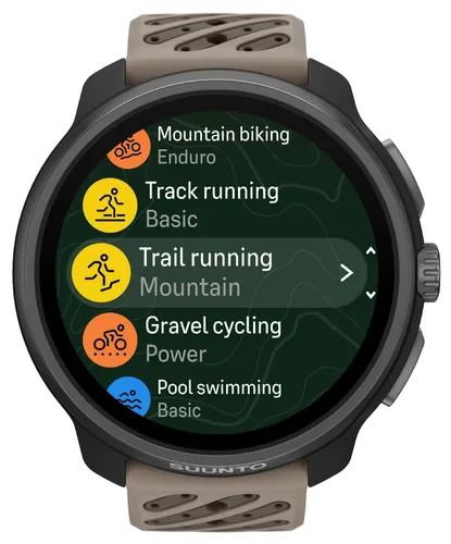 Smartwatch SUUNTO Race 2 Titanium Beżowo-czarny