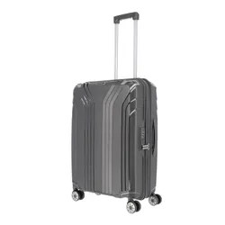 Travelite Elvaa Trolley M-black Orta Genişletilebilir Bavul