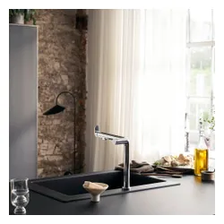 Bateria HANSGROHE Aqittura M91 76802000 z filtrem Chrom