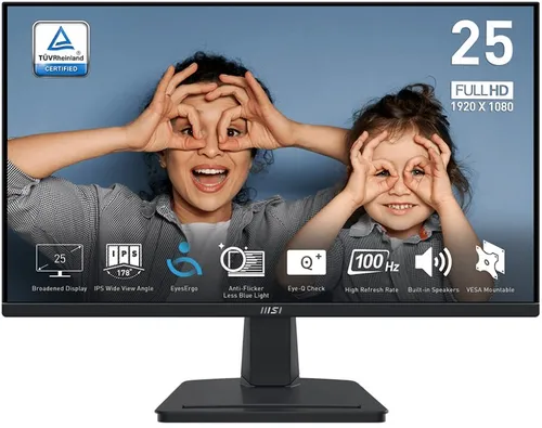 Monitor MSI PRO MP251 24.5" 1920x1080px IPS 1 ms [MPRT]