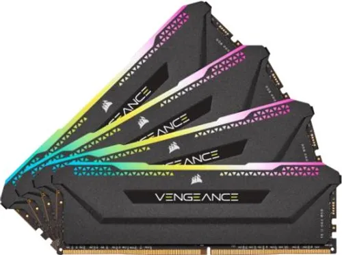 Pamięć Corsair Vengeance RGB PRO SL, DDR4, 32 GB, 3200MHz, CL16 (CMH32GX4M4E3200C16)