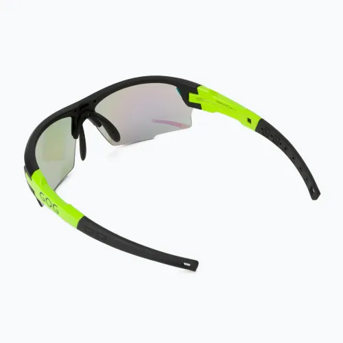 Okulary przeciwsłoneczne GOG Steno C matt black/green/ polychromatic green