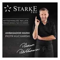 Patelnia nieprzywierająca z pokrywką STARKE PRO VIRIDI DEEP 24 cm