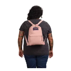 Рюкзак JanSport Draw Sack - misty rose