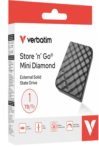 Dysk VERBATIM Store 'n' Go Mini Diamond 1TB SSD