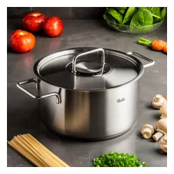 FISSLER Pure Collection 5,7 l - garnek ze stali nierdzewnej z pokrywką