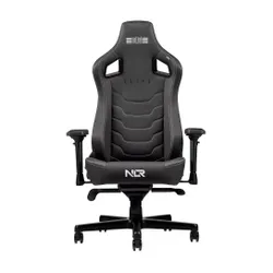 Fotel Next Level Racing NLR-G004 Elite Gaming Chair Leather Edition Gamingowy do 140kg Skóra naturalna Czarny