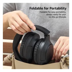 Słuchawki bezprzewodowe Tozo H100 Nauszne Bluetooth 5.4 Czarny