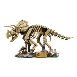 LEGO Jurassic World 77985 Szkielety dinozaurów: triceratops, zestaw klocków