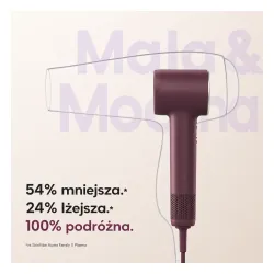 Suszarka do włosów SkinVibe Nova PlasmaGo Zimny nawiew 1100W 2 prędkości 4 temperatury Eggplant